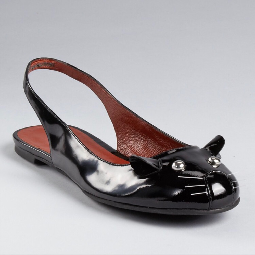 Marc Jacobs Mouse Slingback Flats
